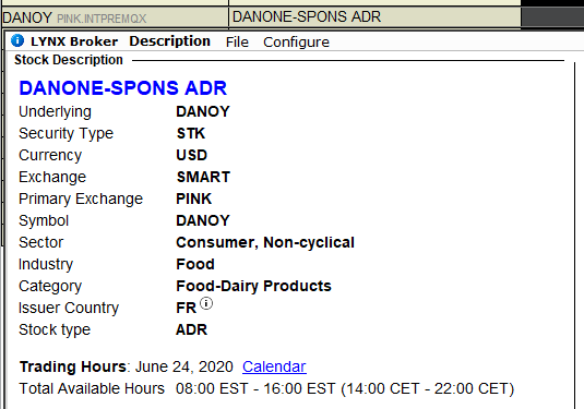 Danone ADRn kuvaus - OTC Market - OTC-markkinat - OTC Markets - Danone ADRn kuvaus - OTC Market - OTC-markkinat - OTC Markets -